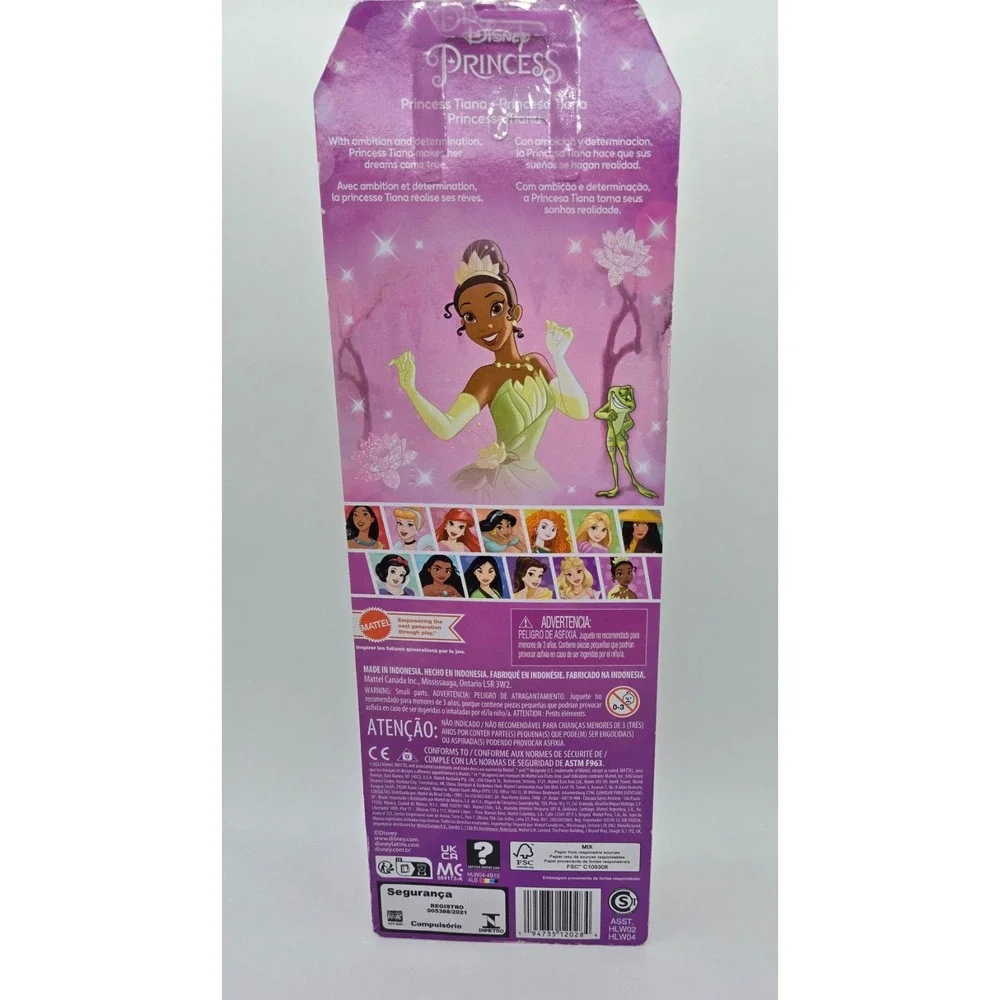 NEW Disney Princess Tiana Princess and the Frog Doll NIP